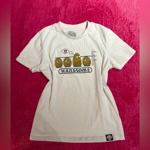 Plants vs Zombies Graphic Tee White Funny Y2K Game Shirt